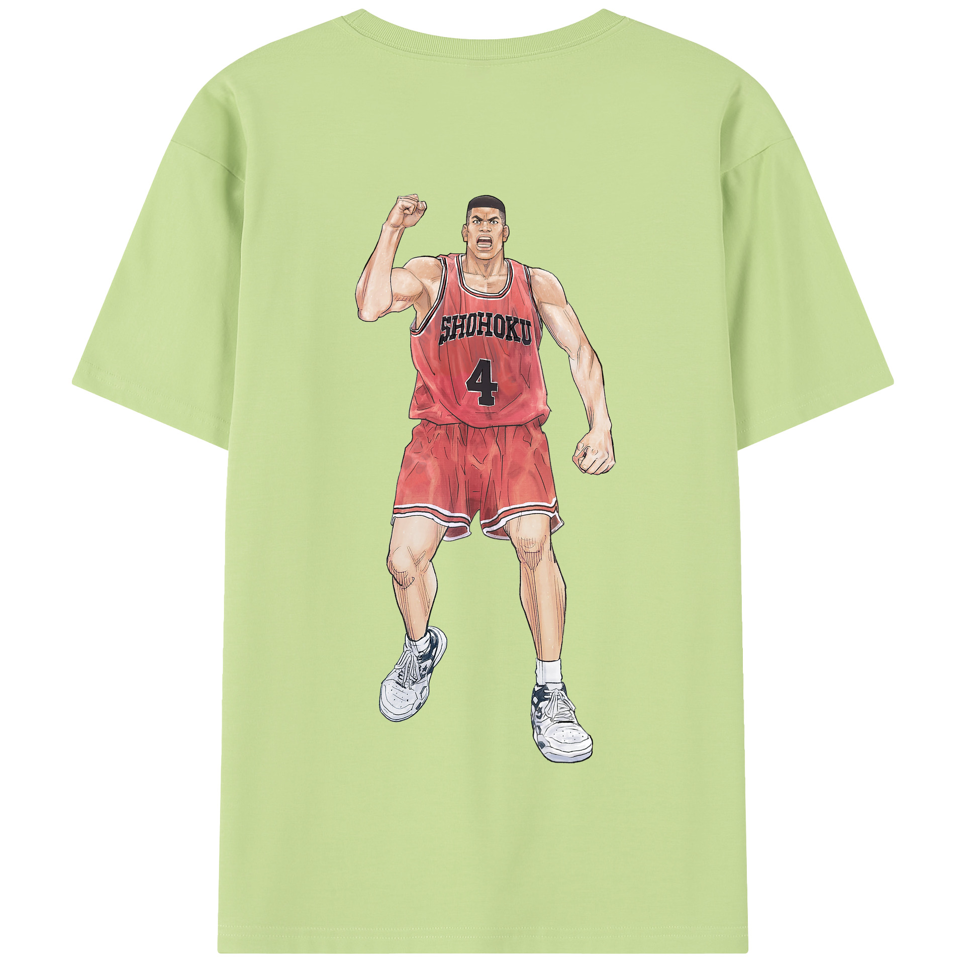 SLAM DUNK／スラムダンク 綿100％半袖Tシャツ（背面プリント）